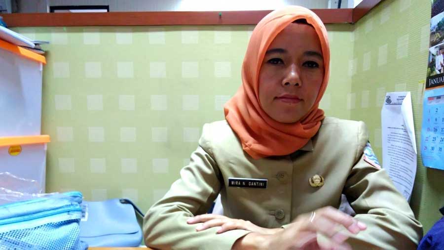 Mira Nurmeita Gantini, Kepala Seksi Pertamanan dan Dekorasi DPKP Kota Cimahi.