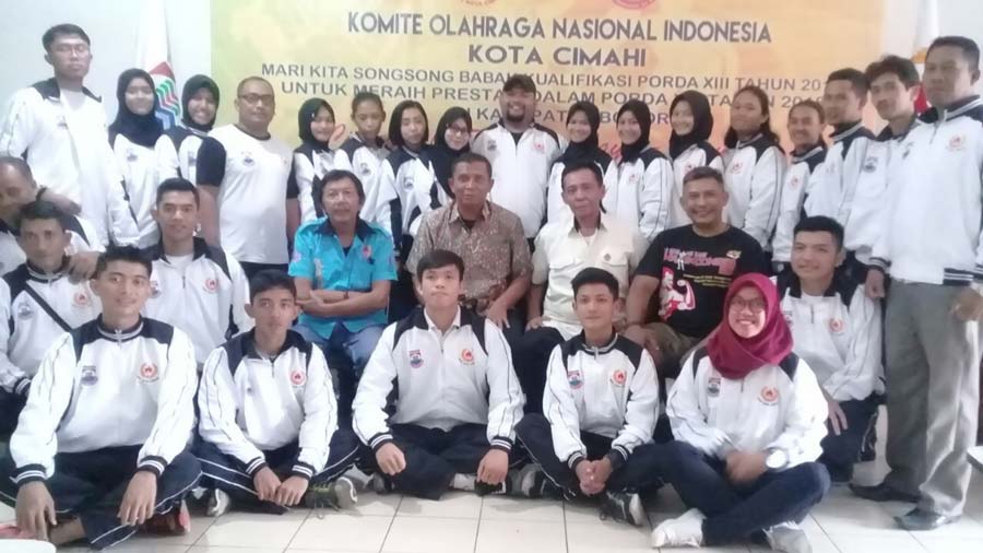 Pengurus KONI Kota Cimahi, siap all out demi kesuksesan di Porda 2018 Bogor.