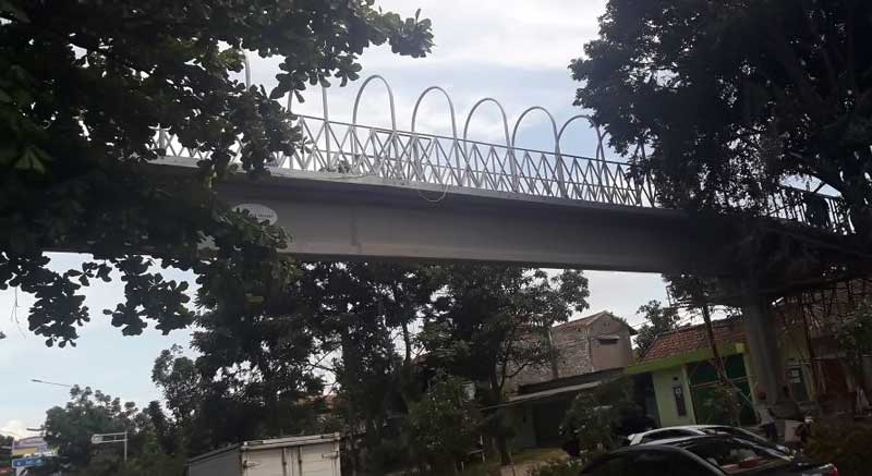 Pembangunan Jembatan Penyeberangan Orang di Jalan HMS Mintaredja, Baros
