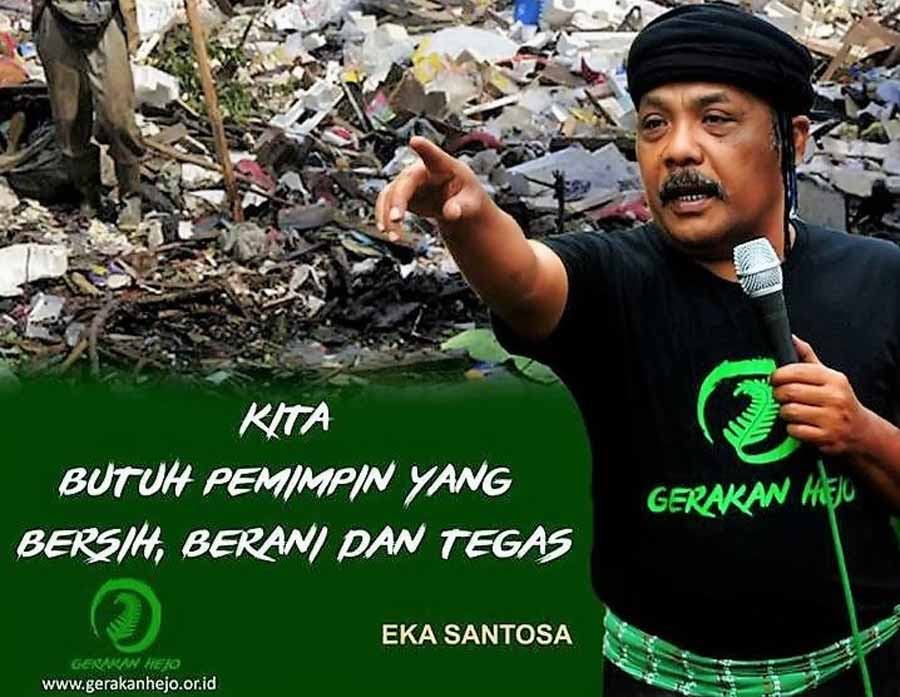 Eka Santosa Ketua Forum Daerah Aliran Sungai (DAS) Citarum.