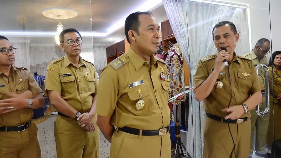 Wali Kota dan Wakil Wali Kota Cimahi Ajay M Priatna dan Ngatiyana.
