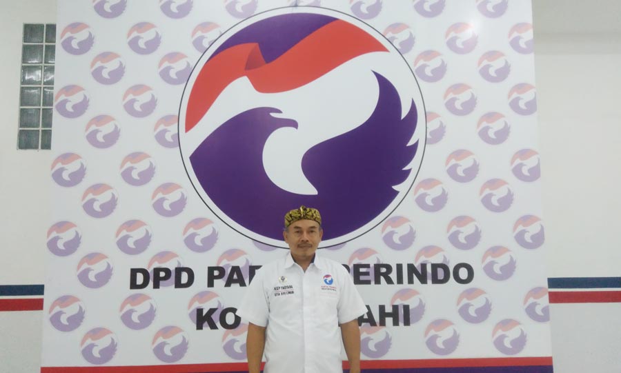 Ketua Dewan Pimpinan Daerah (DPD) Partai Perindo Kota Cimahi, Asep Taryana.