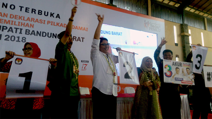 Paslon Bupati & Wakil Bupati Kabupaten Bandung Barat.