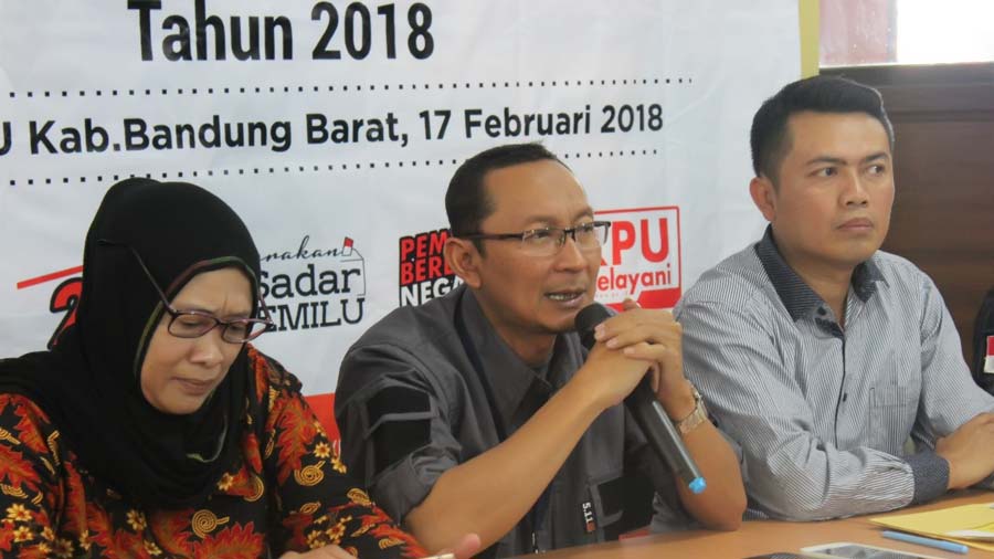 Ketua KPU KBB, Iing Nurdin.