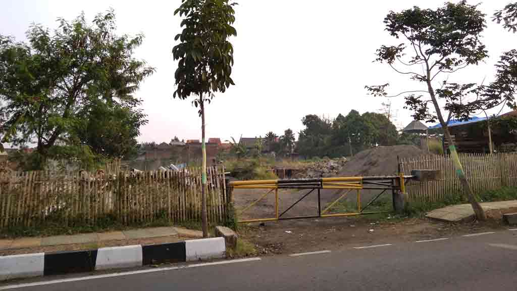Lahan di Jalan Aruman yang Kemungkinan akan Dijadikan untuk Lokasi Pembangunan Depo Arsip dan KPP Kota Cimahi