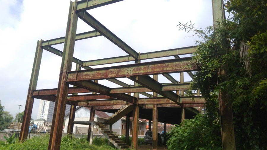 Lokasi Pembangunan SD Negeri Baros Mandiri 3.