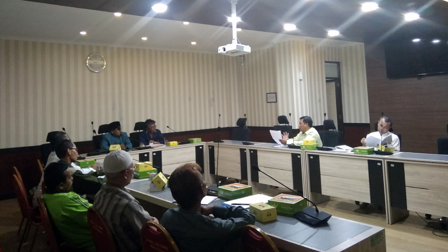 Audiensi di DPRD Kota Cimahi, Jln. Djulaeha Karmita, Rabu (12/9/2018).