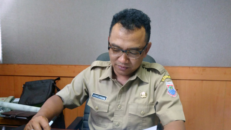 Kepala Badan Pengelolaan Kepegawaian dan Sumber Daya  Manusia Daerah (BPKSDMD) Kota Cimahi, Harjono.