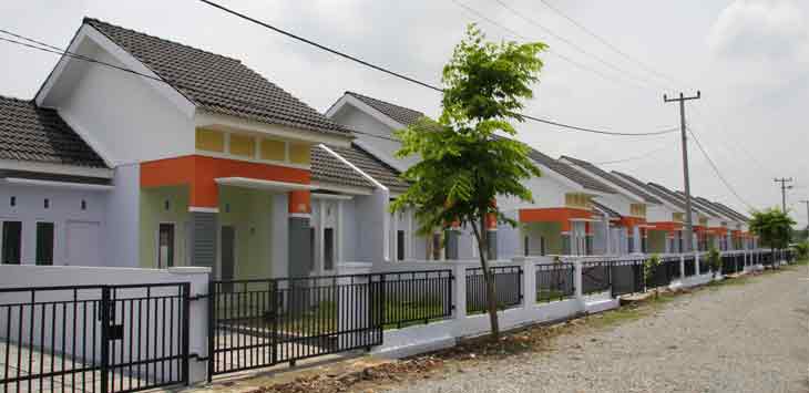 Ilustrasi komplek Perumahan 
