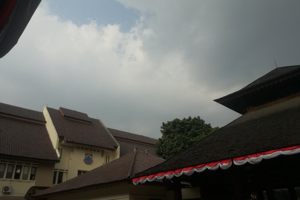 Cuaca di Langit di Kawasan Kota Cimahi