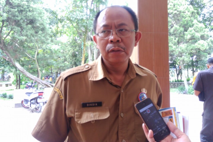Sekretaris Daerah Kota Cimahi. Dikdik Suratno Nugrahawan saat ditemui di Pemkot Cimahi Jalan Rd. Hardjakusumah Selasa (322020).