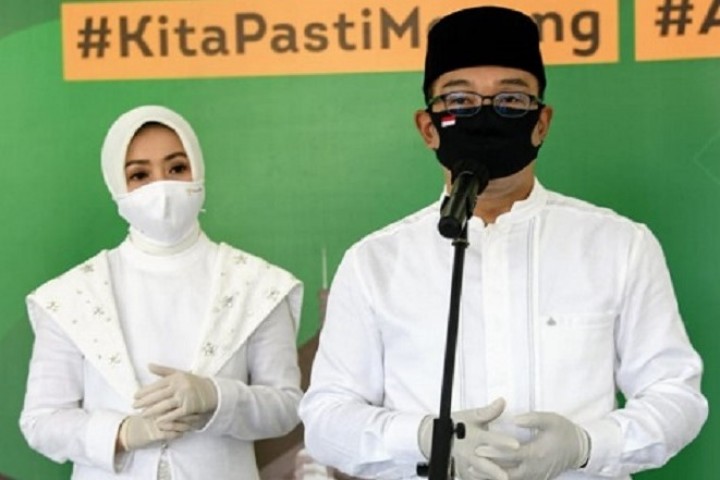 Gubernur Jawa Barat Ridwan Kamil menjelaskan Tingkatan Penyebaran Covid-19 di seluruh Jawa Barat.