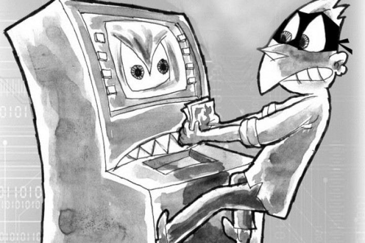 ilustrasi pembobol ATM