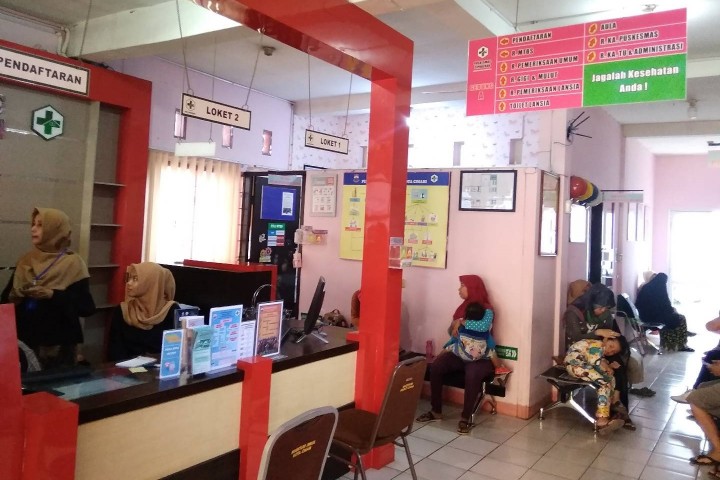 suasana Pelayan di Puskesmas Cimahi.
