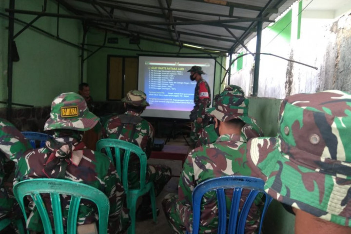 Kodim 0609/Cimahi menggelar Latihan Perorangan Dasar Umum (Latorsarum) Tahun 2021 
