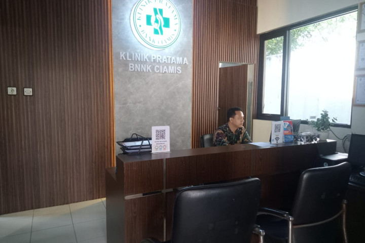 Klinik Pratama BNNK Ciamis di jalan Mr. Iwa Kusumasumantri Blok 12 Kertasari
