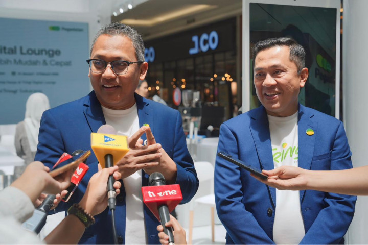 Direktur Utama PT Pegadaian, Damar Latri Setiawan, memberikan keterangan pers terkait dengan Tring! adalah evolusi dari fondasi digital yang telah dibangun sejak 2018. 