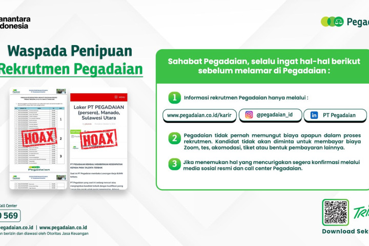Penipuan Rekrutmen Pegadaian