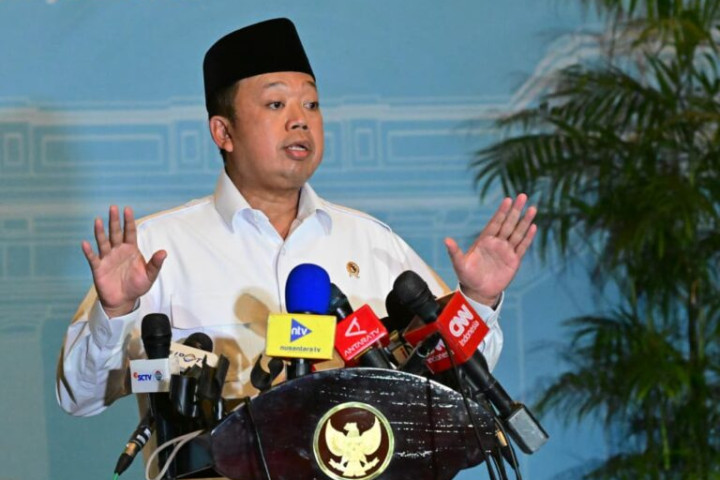 Menteri ATR/BPN Nusron Wahid memberikan keterangan pers, usai dipanggil Presiden Prabowo Subianto