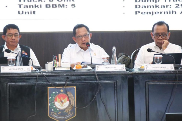 Satgas Rekontrksi dan Rehabiltasi Pasca Bencana memberikan keterangan pers, Rabu, 11 Februari 2026.