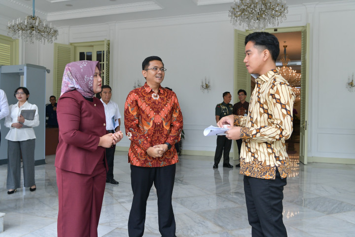 Wapres saat menerima audiensi ASEAN Foundation di Istana Wakil Presiden, Jakarta, Rabu, 25 Februari 2026. 