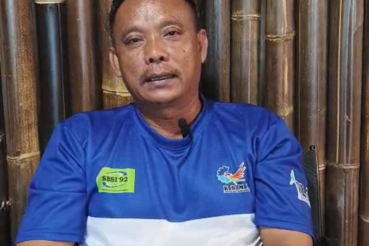 Ketua Al8ansi Buruh Jawa Barat Ajat Sudrajat 