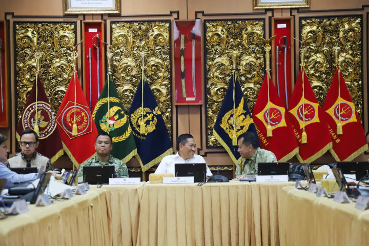 Wakil Menteri PANRB  Purwadi menghadiri Rapat Koordinasi Pendidikan SPPI Pengawak KDKMP, di Kantor Kementerian Pertahanan