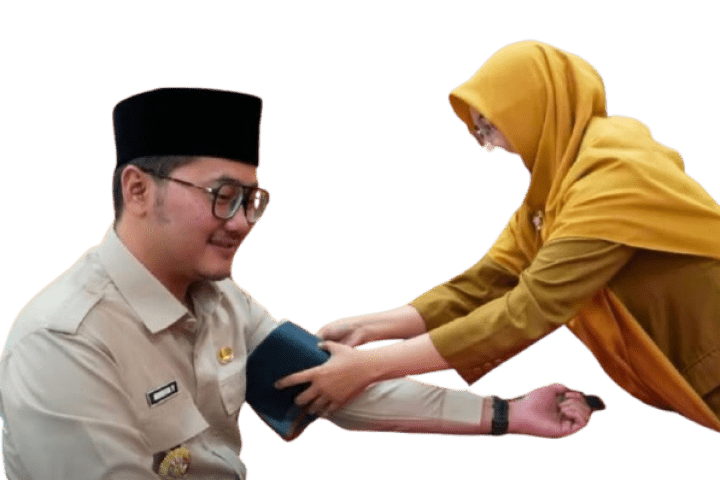 Wakil Wali Kota Cimahi Adhitia Yudisthira mengikuti Skrining TB