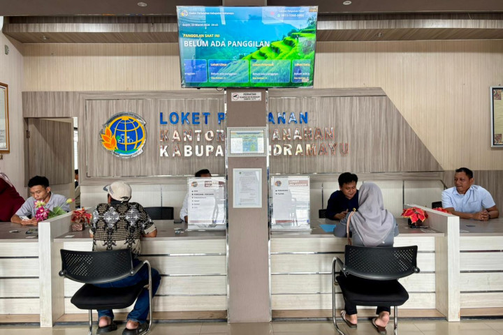 Kantah Kabupaten Indramayu melakukan pelayanan saat libur lebaran 2026.