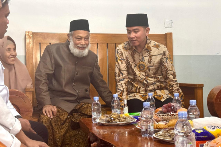 Wapres Gibran Rakabuming melakukan kunjungan silaturahmi ke Pondok Pesantren Annajah Dawar, Mojosongo, Kabupaten Boyolali, Jawa Tengah, Jumat, 27 Maret 2026.