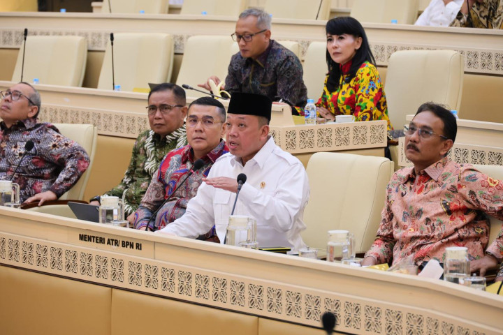 Menteri ATR/BPN Nusron Wahid Rapat Kerja (Raker) dan Rapat Dengar Pendapat (RDP) bersama Komisi II Dewan Perwakilan Rakyat (DPR) Republik Indonesia (RI), Selasa, 31 Maret 2026. 