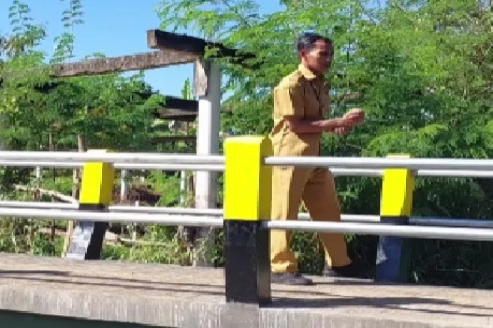 Kondisi Jembatan yang sudah dibangun ulang 