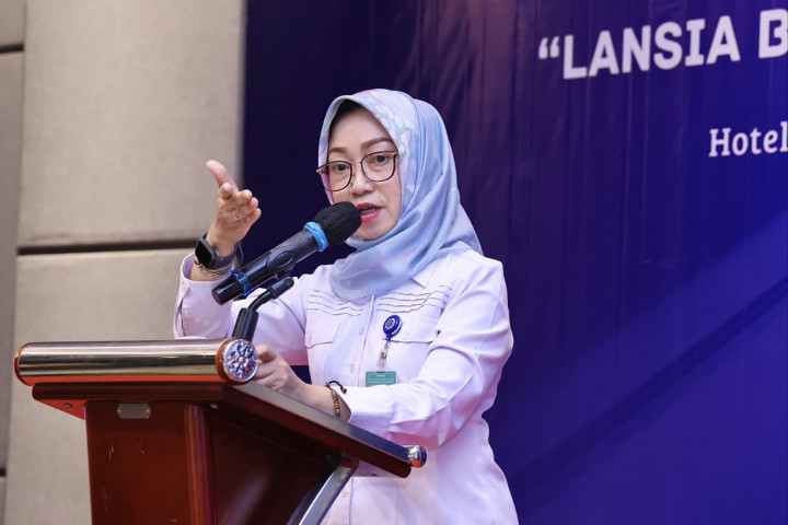 Plt Dirjen Pembinaan Penempatan Tenaga Kerja dan Perluasan Kesempatan Kerja (Binapenta dan PKK), Estiarty Haryani membuka workshop bertema Inklusi untuk Semua: Lansia Bekerja, Lansia Sejahtera di Jakarta, Kamis, 16 April 2026.