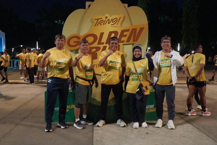 PT Pegadaian sukses menyelenggarakan ajang lari perdana Tring! Golden Run 2026 yang diikuti oleh ribuan pencinta olahraga lari, di kawasan Parkir Timur Senayan, Jakarta
