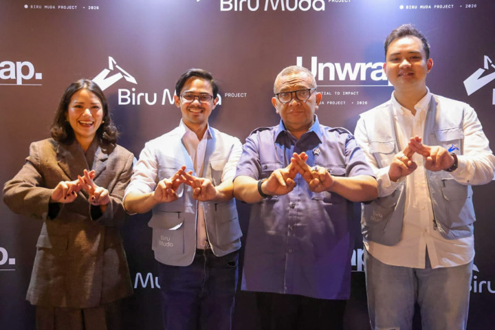 Wamenaker Afriansyah Noor menghadiri pelantikan Biru Muda Project bertajuk “Unwrap: From Potential to Impact Conference 2026” di Jakarta