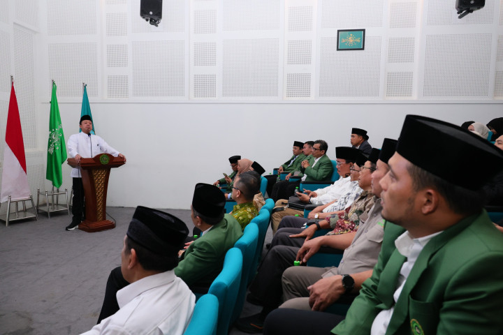 Menteri Agraria dan Tata Ruang/Kepala Badan Pertanahan Nasional (ATR/BPN), Nusron Wahid memberikan kuliah umum di Universitas Wahid Hasyim, Semarang.