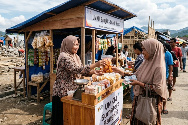 Perbaikan pasar rakyat  menjadi fokus tahap akhir untuk memastikan roda ekonomi kembali pulih 100 persen di wialyah Pascabencana Sumatera.