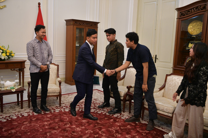 Wakil Presiden (Wapres) Gibran Rakabuming menerima perwakilan Green Diplomacy Network (GDN) di Istana Wakil Presiden, Jakarta, Rabu (20/05/2026).