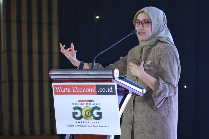 Menteri PANRB Rini Widyantini menjadi pembicara pada Indonesia Excellence Good Corporate Governance Awards 2026. 