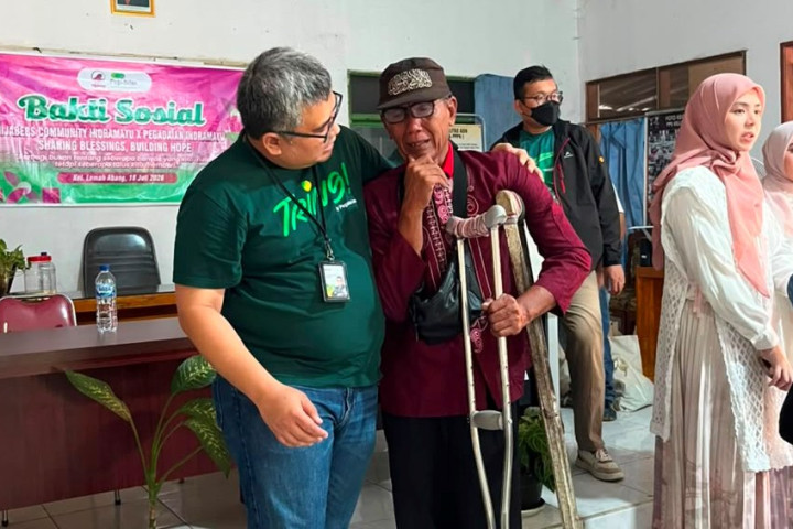 PT Pegadaian (Persero) Kanwil X Jawa Barat kembali menggelar kegiatan bakti sosial yang menyasar warga lanjut usia (lansia). Kali ini, kegiatan dipusatkan di Kelurahan Lemahabang, Kabupaten Indramayu., belum lama ini.