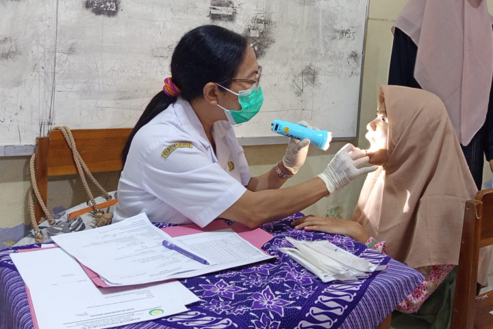 MTs Al Hudy Denpasar melaksanakan kegiatan Cek Kesehatan Gratis (CKG) bagi seluruh siswa dan Tenaga Pendidikan, Kamis, 6 Agustus 2026.