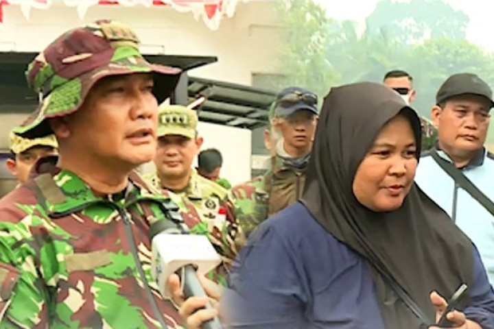 Pangkogabwilhan I Letjen TNI Kunto Arif Wibowo  memberikan keterangan pers soal aksi TNI melakukan intervensi strategis dengan mengerahkan teknologi tepat guna sebagai solusi jangka pendek di Kabupaten Kubu Raya, Kamis, 3 September 2026.