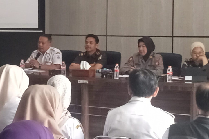 Bagian Hukum Setda Kota Cimahi menggelar Sosialisasi Undang-undang Nomor 1 Tahun 2023, di aula Kecamatan Cimahi Tengah, Rabu, 30 September 2026.