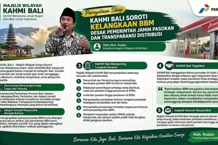 HMI Cabang Denpasar berkomitmen  mengawal isu-isu keumatan dan kebangsaan dengan pendekatan yang rasional, dan berorientasi pada solusi demi kesejahteraan masyarakat Bali.