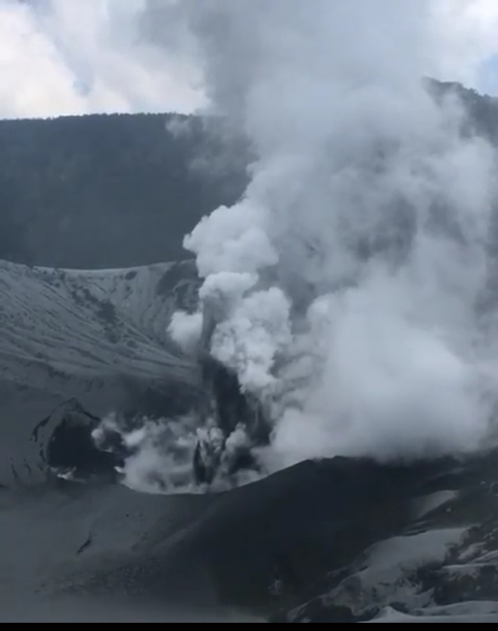 Gunung Tangkuban Parahu masih berada di Level II Waspada.